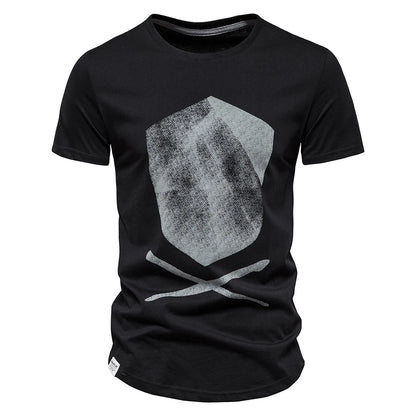 Herren T-Shirt aus Baumwolle im modischen Design für den Sommer