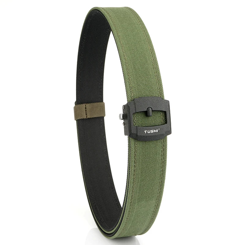 Herren-Taktischer Gürtel aus Nylon mit automatischer Metallschnalle für Outdoor-Einsatz