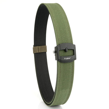 Herren-Taktischer Gürtel aus Nylon mit automatischer Metallschnalle für Outdoor-Einsatz