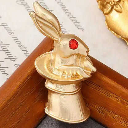 Brosche Hase Kristall Strass Luxus Kleidung Mantel Glänzend Damen