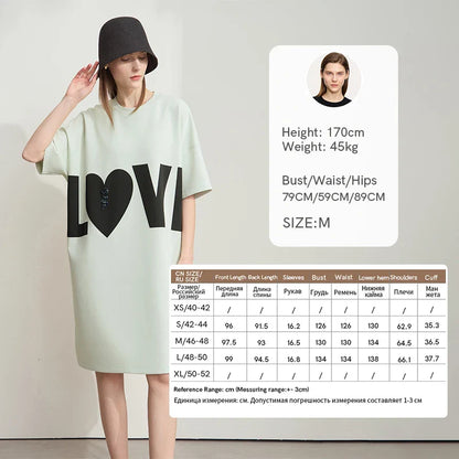 Luftiges Damen-Sommerkleid mit Laternenärmeln und V-Ausschnitt – ideal fürs Büro