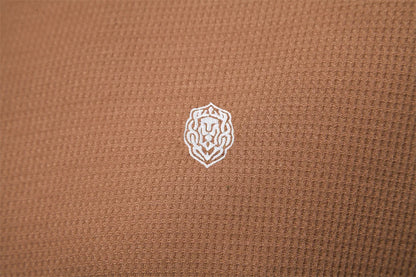 Herren T-Shirt aus Waffelstoff im einfarbigen Casual-Stil für den Sommer