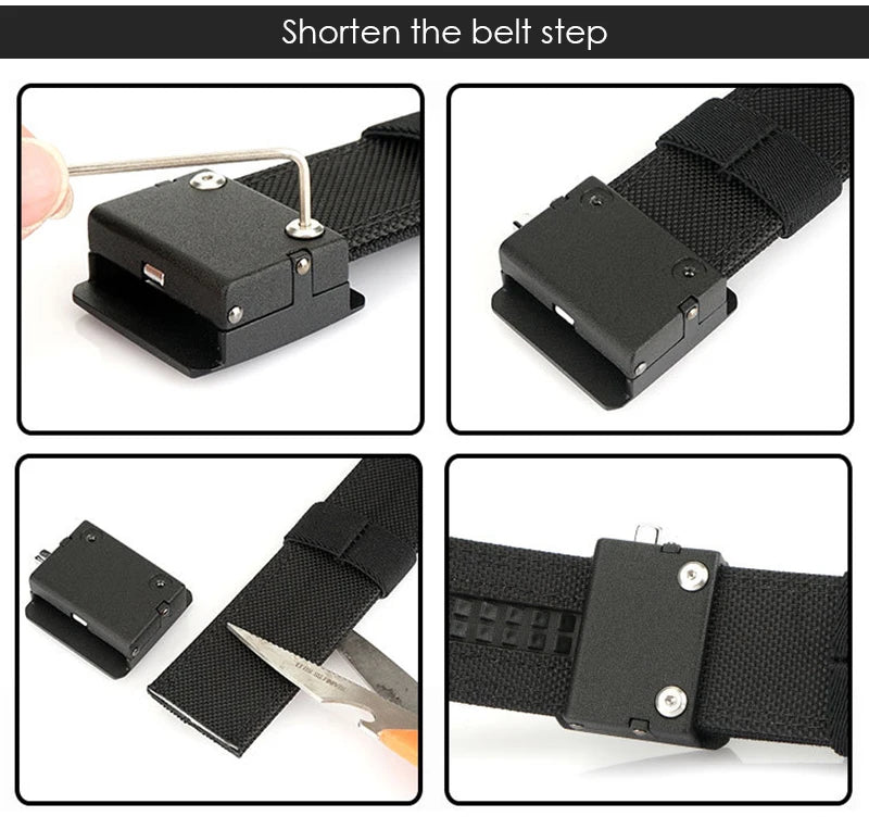 VATLY Casual Tactical Gürtel Herren Nylon Rigid Military Shooting Sports