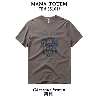 Männer T-Shirt aus 100 Prozent Baumwolle mit kurzem Arm für den Sommer