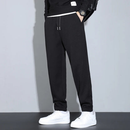 Herren Jogginghose aus weichem Fleece für Herbst und Winter mit Taschen
