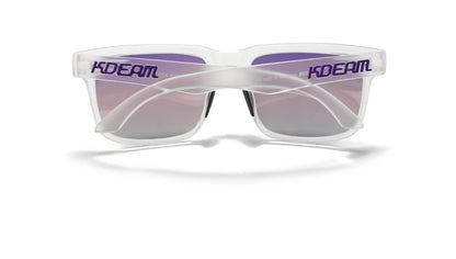 Sonnenbrille quadratisch polarisiert Reißverschlussetui 30 Farben Unisex