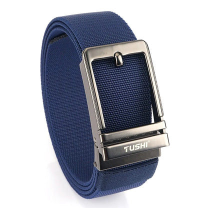 VATLY Herren Stretch-Gürtel 38mm mit Automatik-Schnalle aus Nylon