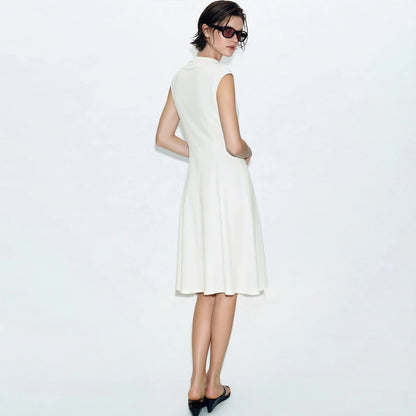 Elegantes Damen Midikleid Aus Stretch Mit Taillierter Passform