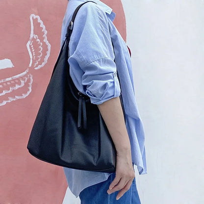 Naturleder Schultertasche Unisex Crossbody