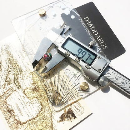 Damen-Charm-Anhänger bunte Käfer Perlen Glück aus Sterlingsilber