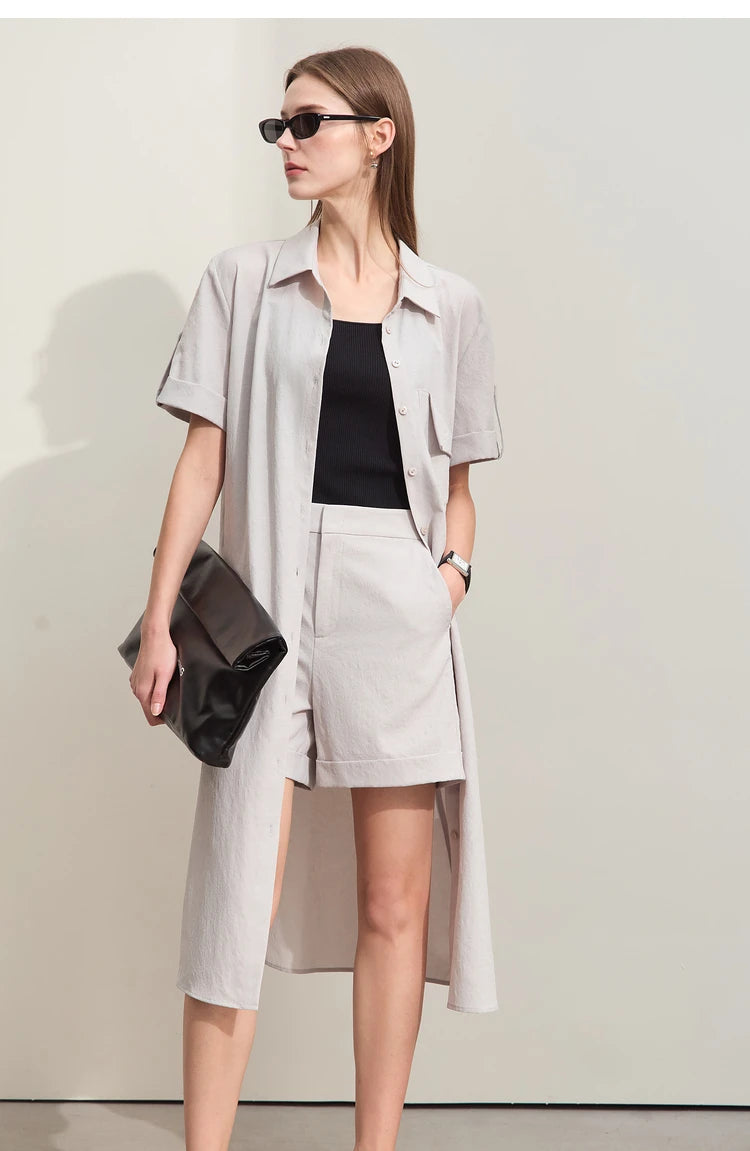 Minimalismus Modische Casual Shorts für Frauen