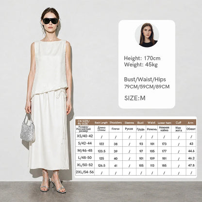 Elegantes Sommer Kleid Aus Leichtem Acetat Stoff Für Damen Mit Lockerem Schnitt