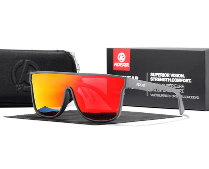 Sonnenbrille Einteiler polarisiert Sport Baseball Angeln Fahren Komplettzubehör
