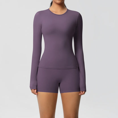 Frauen Yoga Set Schnell Trocknend Nylon Spandex Sport