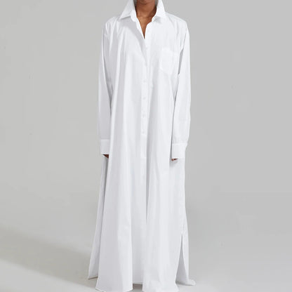 Eleganter Damen-Tunikablazer mit Reverskragen und langen Ärmeln im Patchwork-Design – ideal für die Straße