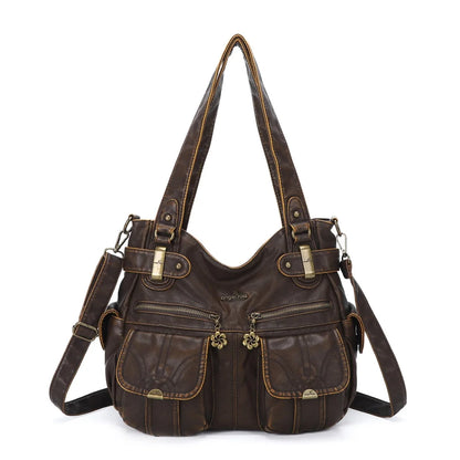 Damen-Handtasche Multifunktionale PU-Tasche Großes Fassungsvermögen Alltagsbegleiter