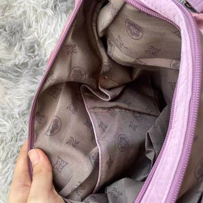 Damen-Schultertasche aus PU Vintage-Look mit Mehrfachfächern und Großem Hauptfach für Alltagsbedarf