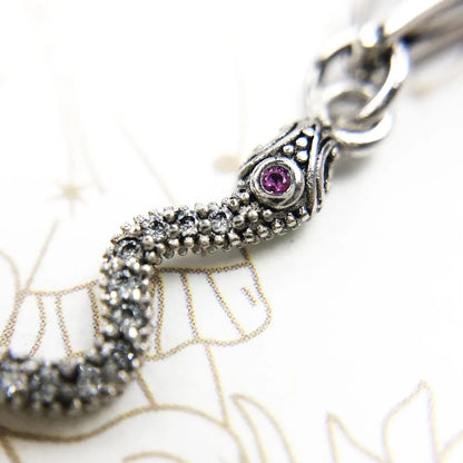 Damen-Charm-Anhänger Schlange Böhmen II aus Sterlingsilber