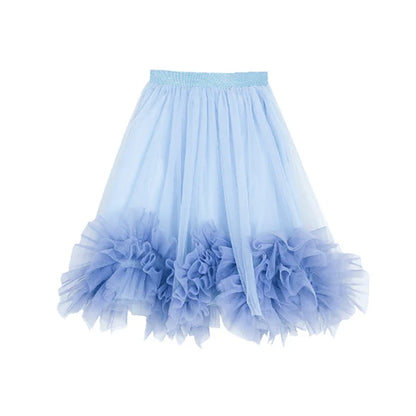 Elegantes Mädchen-Sommerkleid in Lila für Partys und Hochzeiten – Blumenkleid mit luxuriösem Design, ärmelloses Kleid in Khaki Beige für Kinder von 3 bis 14 Jahren.