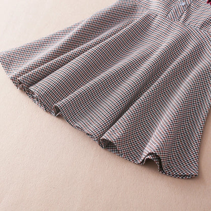 Mädchen Prinzessin Kleider Frühling Herbst lässig Kinder Langarm Plaid Kleidung 4-12 Jahre täglich Kinder Kleider