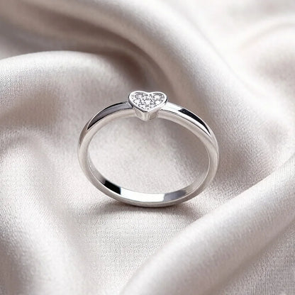 Damen-Ring Liebesherz romantisch aus Sterlingsilber