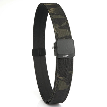 VATLY EDC Tactical Gürtel Herren Nylon Rigid mit Automatik-Schnalle