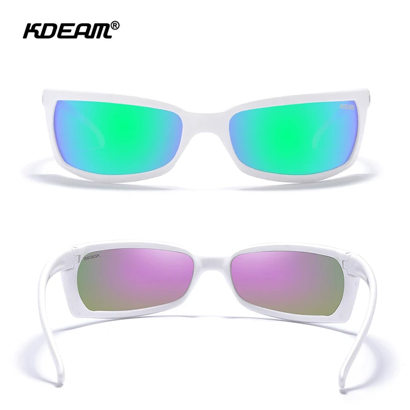 Sonnenbrille Sport UV400 polarisiert leicht Angeln Reißverschlussetui Unisex