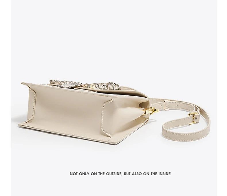 Damen-Beuteltasche Elegant aus PU mit Innenreißverschlussfach Geschenkidee Perfekt Als Geschenk für Mutter Und Ehefrau