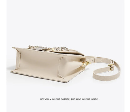 Damen-Beuteltasche Elegant aus PU mit Innenreißverschlussfach Geschenkidee Perfekt Als Geschenk für Mutter Und Ehefrau