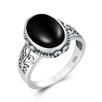 Damen-Ring Mit Citrin Im Ovalschnitt, Art Déco Stil, Geburtsstein Schmuck Aus Silber 925