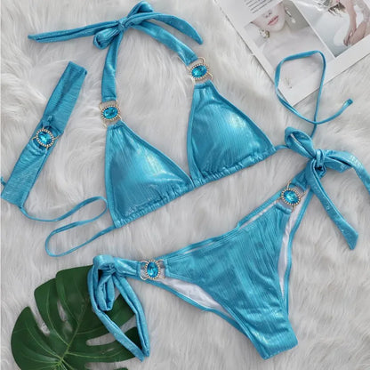 Sexy Bikini-Set für Damen mit Push-up-Effekt – ideal für Strand und Pool