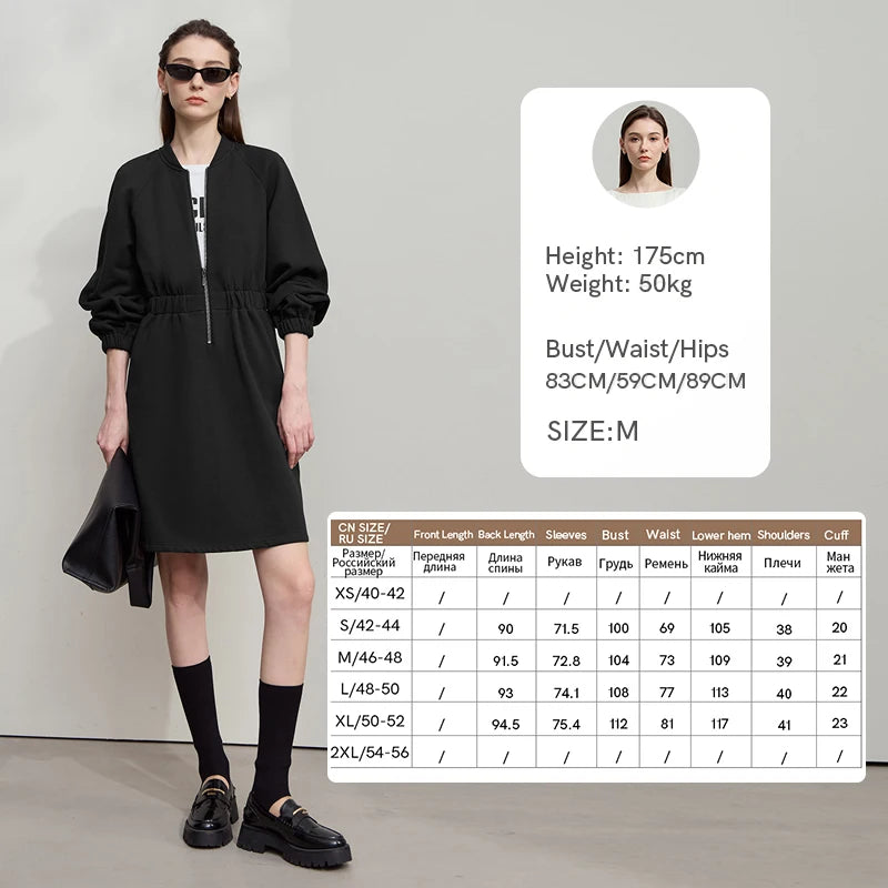 Elegantes Damen Midi Kleid Mit Stehkragen Und Stretch Für Bürodamen