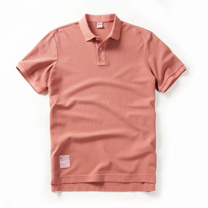 Polo-Shirt Neue Sommer Revers Elastizität T-shirt Einfarbig Mode Kurzarm Business Casual Männer Kleidung M-3XL BP13200