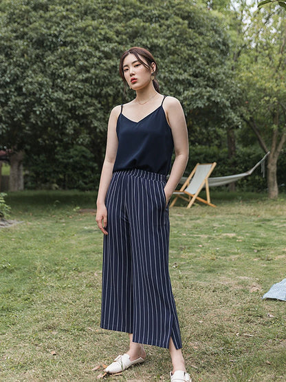 Langarm-Bluse aus 100% Baumwolle in Blau und Pink für Damen – ideal für den Herbst und den Arbeitsalltag