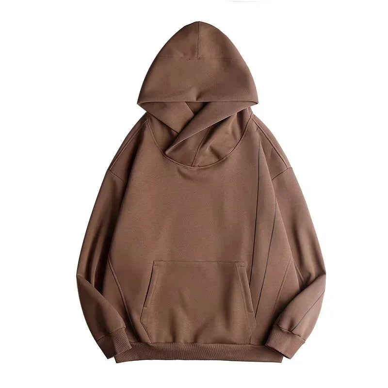 Herren Windjacke mit Rollkragen und Kapuze im Y2K Streetwear Stil