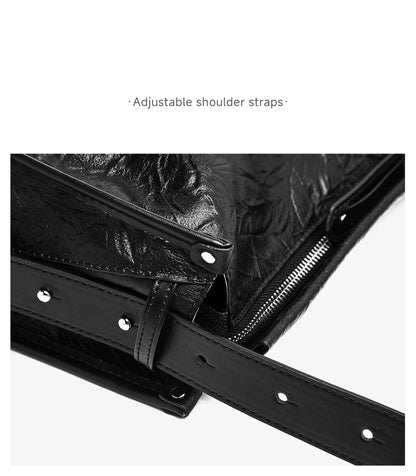 Damen Schulter Tasche aus echtem Leder im Boston Bag Design