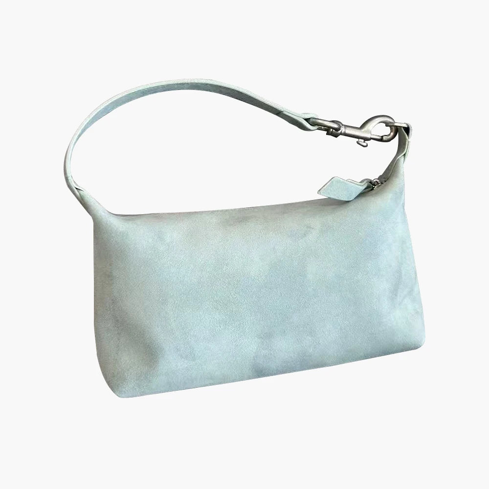 Damen Hobo-Tasche aus Wildleder | Halbmondform Crossbody