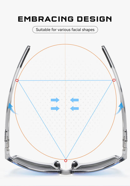 Sonnenbrille übergroß TR90 polarisiert 160mm Etui Herren XL