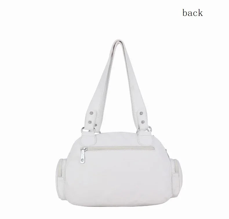 Damen-Handtasche Vintage Satchel Top-Handle aus PU-Leder Mit Innenfach und Ideale Geschenkidee