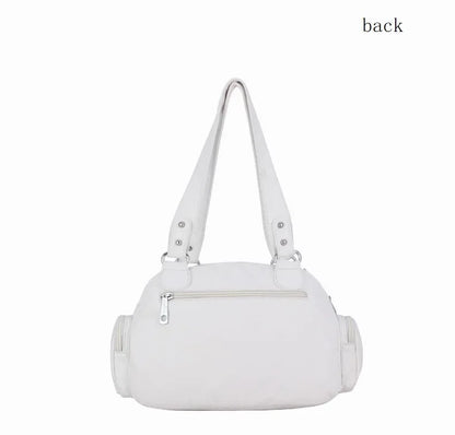 Damen-Handtasche Vintage Satchel Top-Handle aus PU-Leder Mit Innenfach und Ideale Geschenkidee