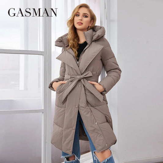 Leichte Damen-Frühlingsjacke mit Reißverschluss und Kapuze – modischer, dünner Baumwollparka für den Herbst