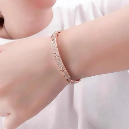 Damen-Schmuckset Ring und Armreif mit Moissanit