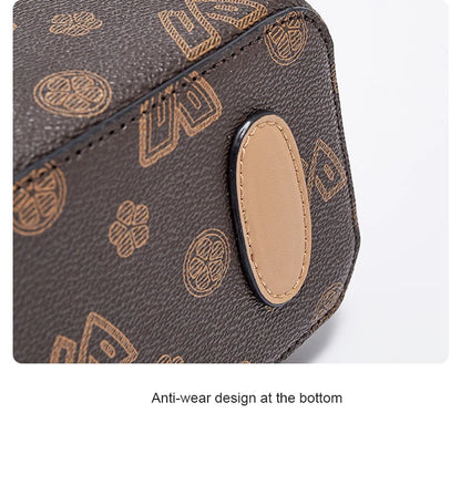 Damen Handtasche im Retro-Stil mit kleinem Bucket Bag