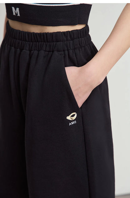 Damen Shorts aus leichtem Nylon-Baumwoll-Mix mit elastischer Taille und Taschen