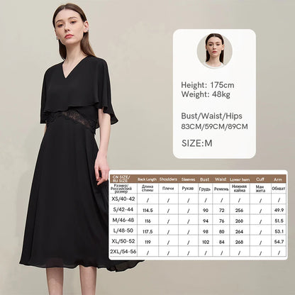 Traumhaftes Sommerkleid Mit V-Ausschnitt Und Spitze Für Damen