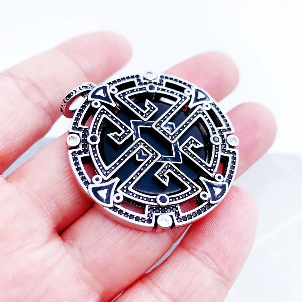 Damen-Charm-Anhänger Amulett magisch Natur Glück aus Sterlingsilber