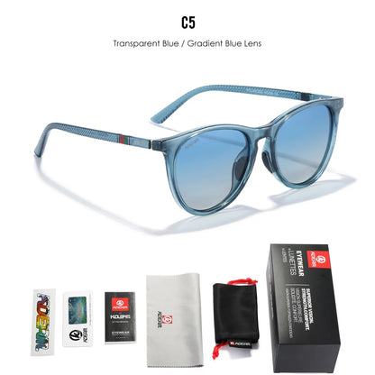 Damen-Sonnenbrille Vintage photochrom polarisiert Reisen Fahren Wandern