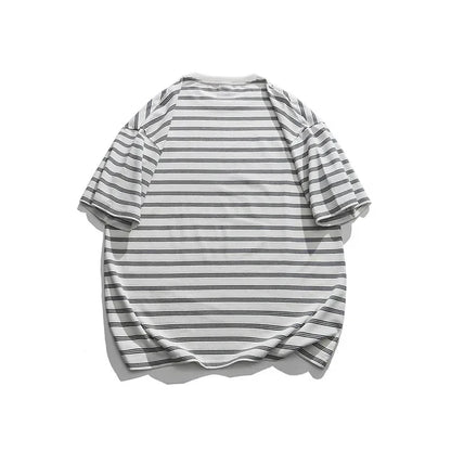 Herren T-Shirt aus Bambus-Mesh und Eisseide mit Rundhalsausschnitt – Kurzarm-Sommeroberteil