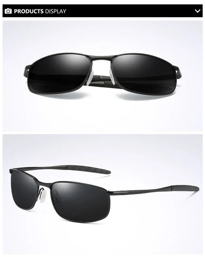 AOWEAR Retro Polarisierte Spiegel Sonnenbrille für Mann Frauen Vintage Sonnenbrille Herren UV400 Leichte Fahrbrille mit Etui