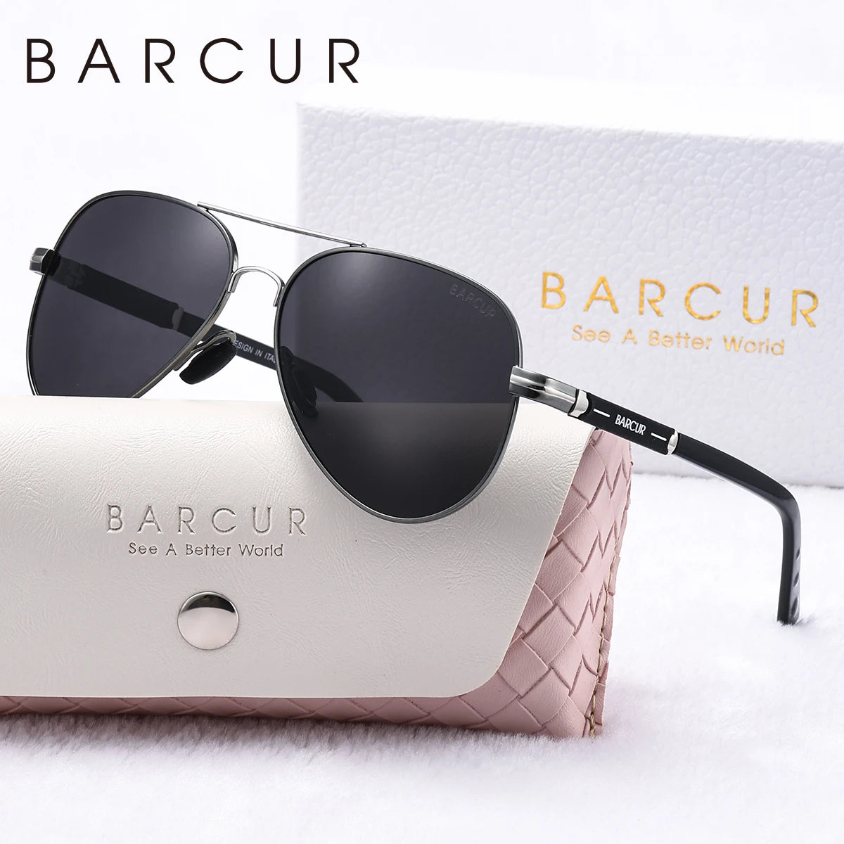 Sonnenbrille oval Party-Stil UV400 Farbkontrast polarisiert Unisex